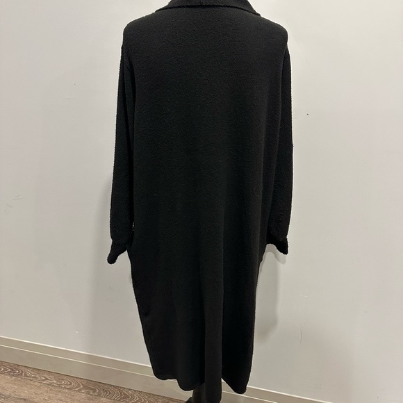 Sam Edelman long black duster maxi cardigan soft EUC  SZ M - Picture 7 of 7